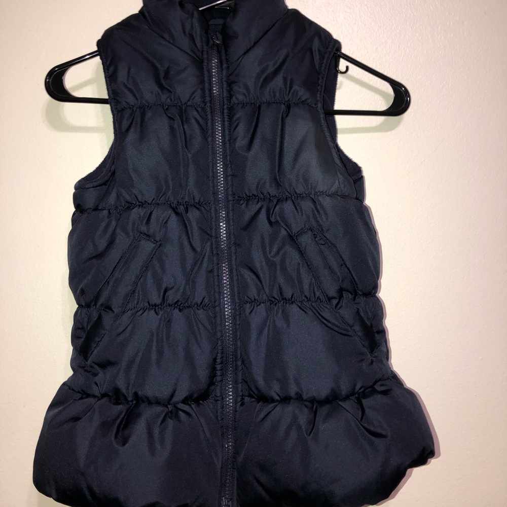 Navy Winter Puffer vest